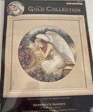 Dimensions Gold Collection SERENITY  S GARDEN Counted Cross Stitch 35089 NEW