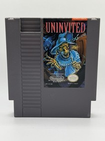 Uninvited ( NES Nintendo , 1991) Cart Only - Authentic - Clean Label - TESTED