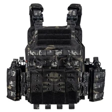 YAKEDA CAMO Tactical Vest Outdoor Carrier - Military Gear