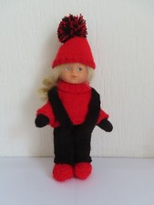 DERNIER vetement poupée mini-corolle 20cm hallowen 6pieces pull+pantalon+moufles