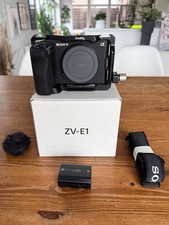 Sony ZV-E1 12.1MP Full-Frame Mirrorless Camera   Black  Extras