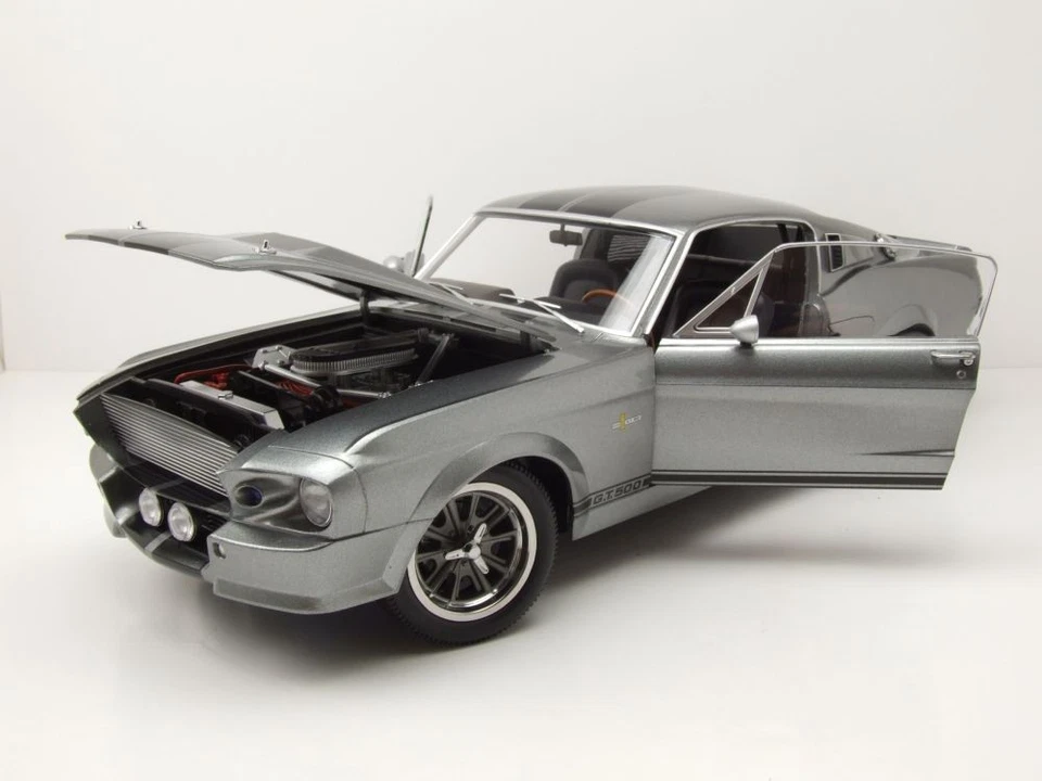 Ford Shelby Mustang GT500 1967 grau metallic schwarz Eleanor 1:12 KK Scale - Bild 4 von 4