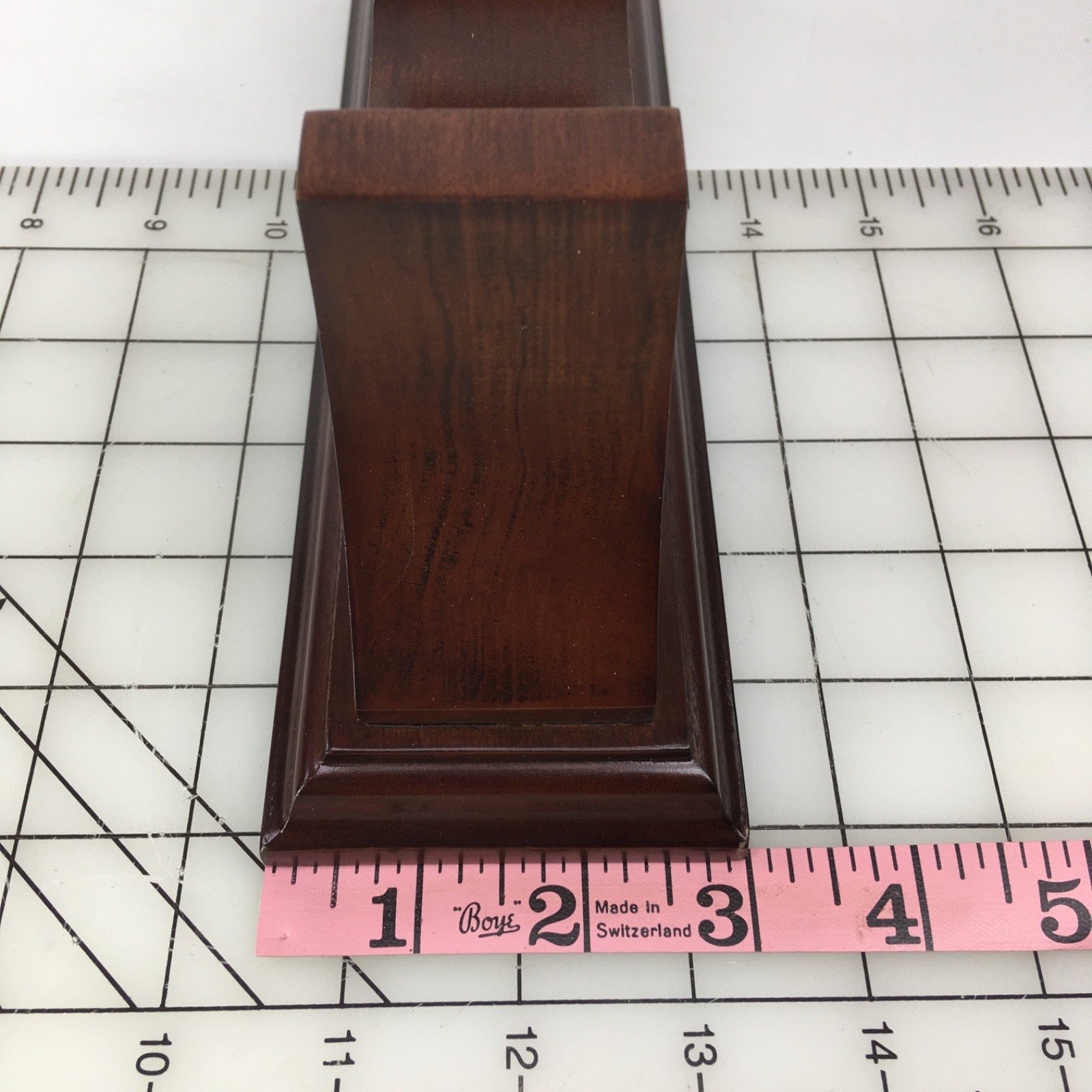 NEW Wood Mount CLOCK BASE Howard Miller, Chelsea, Seth Thomas ** 4-1/2 ...