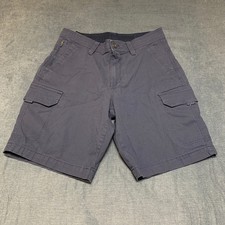 Copper Oak Venture Ripstop Cargo Shorts Mens 30 Blue Cotton Tactical Pockets