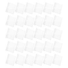 100 Pcs Transparent Shelf Price Tag Plastic Label Holders Clear Hook Gondola