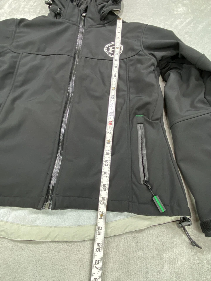 Chaqueta de carreras Bentley Motors para hombre mediana negra ligera cremallera completa con capucha Foto 4 de 4