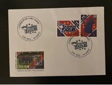 Cabo Verde 2012 Mi. 1018 - 1019 FDC Football Fußball Soccer CAN Africa Cup 2013