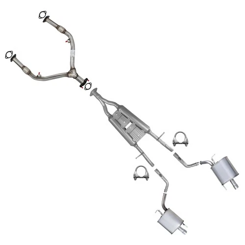 Cat Back Exhaust System Kit fits Infiniti 2007-2008 G35 3.5L, 2009-2013 G37 3.7L