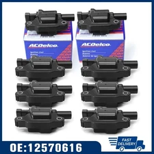 GENUINE Set of 8 OEM GM Delco Ignition Coil LS3 LT1 LSA L83 L86 D510C Gen IV LS