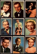 Set 5 stelle tv e radio 1953 quasi completo - EX 6562634 (86/96 schede)