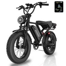 AOVOPRO 20" FAT TIRE ADULTS ELECTRIC BIKE 1500W 31MPH 48V 18AH MOUNTAIN EBIKE
