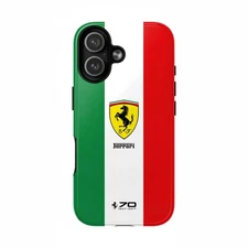 Ferrari Italy Flag Racing Heritage iPhone Case for 17 16 15 14 13 12
