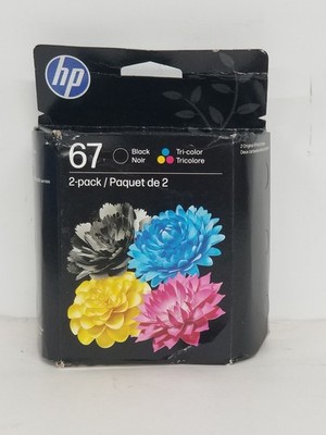 Genuine HP 67 Original Ink Cartridges  Deskjet Deskjet Plus Envy Envy Pro
