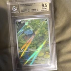 Pokémon Bulbasaur 166/165 Illustration Rare Holo Beckett 9.5 Graded BGS 9.5