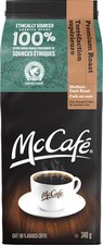 McCaf Medium Dark Roast Ground Coffee 340g/12 oz., Imported from Canada