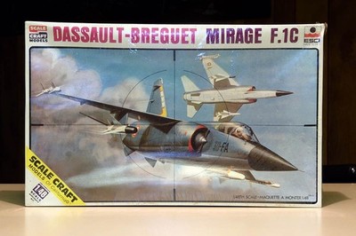 ESCI Scale Craft Models 1/48 Dassault-Breguet Mirage F.1C SC-4006 New & Sealed