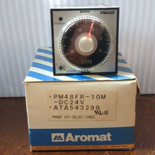 Aromat PM48F Off-Delay Timer Relay PM48FR-10M DC24V 8-Pin SPDT
