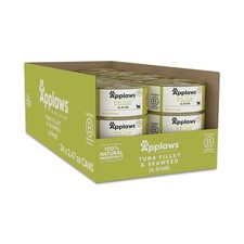Applaws Natural Wet Cat Food - Tuna with Seaweed in Broth - 24x 2.47oz Cans