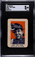 1952 Wheaties Larry Yogi Berra Action (Hand Cut) SGC 5 HIGHEST GRADE AVAILABLE