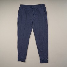 Polo Ralph Lauren Jogger Pants Mens M Navy Pony Logo Cotton Lounge Drawstring