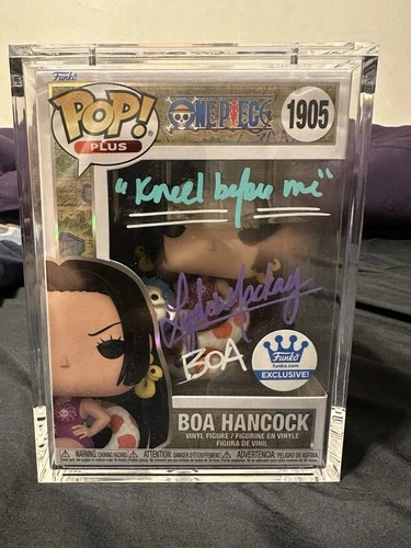 Funko One Piece Boa Hancock Funko Exclusive #1905 Autographed Pop! Plus Vinyl