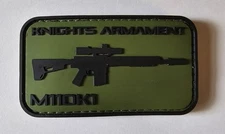 Knights Armament  M110K1 Morale Patch PVC Hook Back *NEW