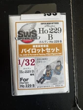 1/32 SWOP Ho 229 B Forward Facing Pilot Figure Set #SWS24-F01 (Unpainted)