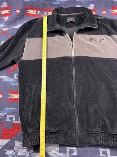 Vintage Y2K Southpole Baggy Velour Track Suit Set Size XL Jesse Pinkman - Picture 9 of 21