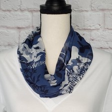 Blue on Blue Infinity Scarf