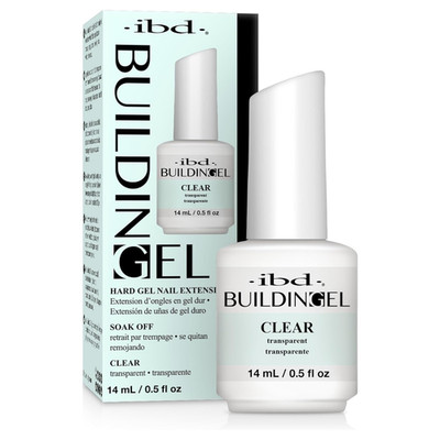 IBD Building Gel Clear   Hard Builder Gel for Nails Extensions, Soak-Off UV/LED