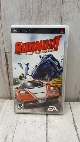 Burnout Legends (PlayStation Portable, PSP) Black Label. Complete. CIB. [Tested]