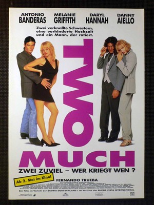 Two Much: Eine Blondine zuviel - Antonio Banderas, Melanie Griffith - Presseheft