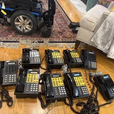 Lucent Partner MLS-18D Black Display Speaker Phone Lot Of 9