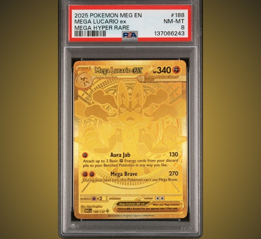 Mega Lucario ex 188/132 Me01: Mega Evolution Holo for sale online