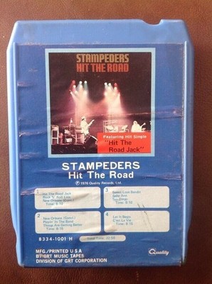 STAMPEDERS  Hit The Road  8 Track Tape