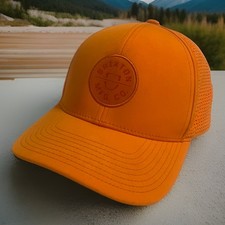 Brixton Company Crest x MP Orange Netplus Adjustable Hat Cap
