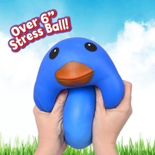 Sunny Days Squishy Duck Stress Toy Blue