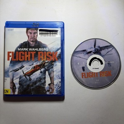 Flight Risk (Blu Ray 2025) Mark Wahlberg  FORMER LIBRARY COPY