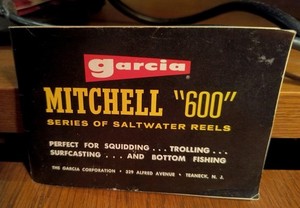 GARCIA MITCHELL  600  SERIES SALTWATER CASTING  REEL OWNERS MANUAL