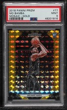 2018-19 Panini Prizm Mosaic Gold 3/10 Mo Bamba #77 PSA 9 MINT 02au