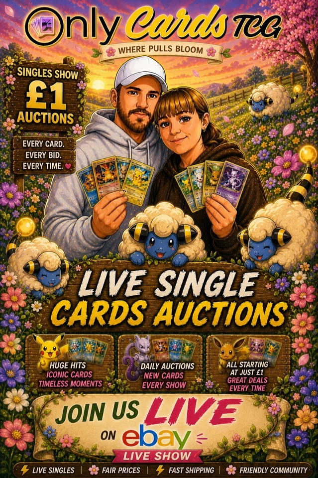 OnlyCardsTCG Pokemon Stream *Singles Stream*