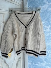 Back to school kids fall V-neck button up sweater