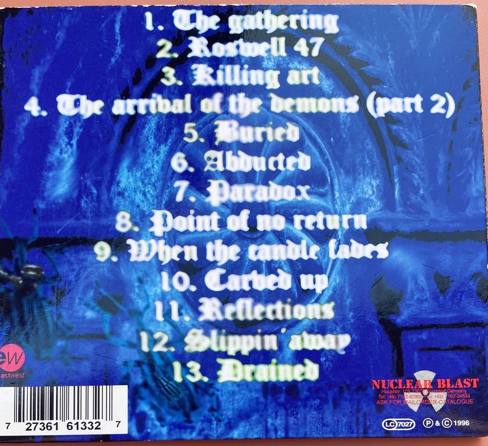 Hypocrisy “Abducted” 1996 First Press Ltd Digi • Unplayed! • Entombed Kataklysm - Image 2 of 4
