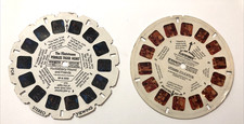 VTG View Master Flintstones Vitamin Education  Pebbles tiger hunt Huckleberry