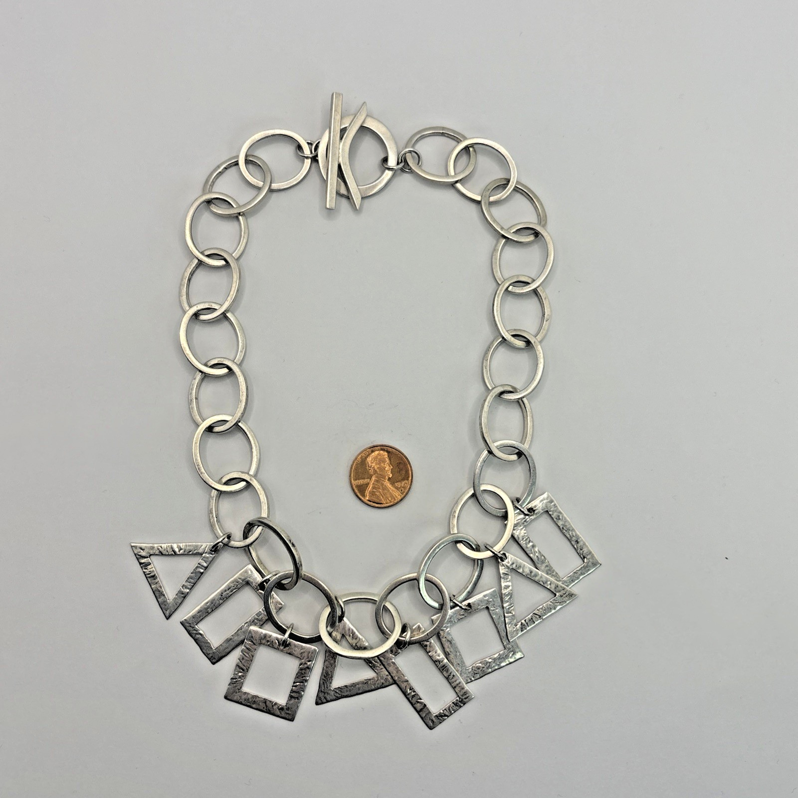 Heavy Solid .925 Sterling Silver Kevin Oliver 17"… - image 6