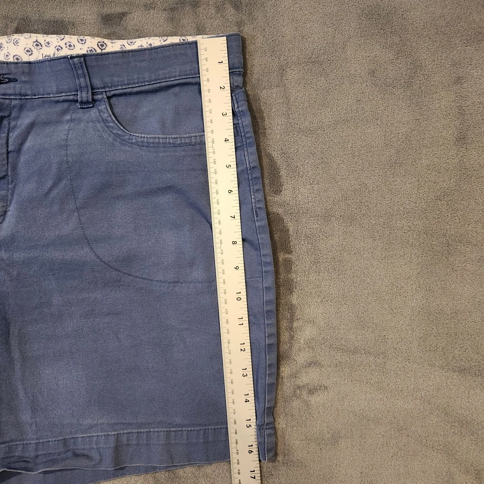 Pantalones cortos Lee para mujer talla L pecaminosamente suaves azules mezcla de algodón cómodos Foto 4 de 4