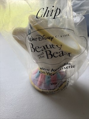 1991 Disney Beauty And The Beast Chip Tea Cup