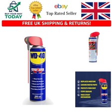 250ml WD-40 Smart Straw Spray for Precision Lubrication and Corrosion Defense 27.96 per litre
