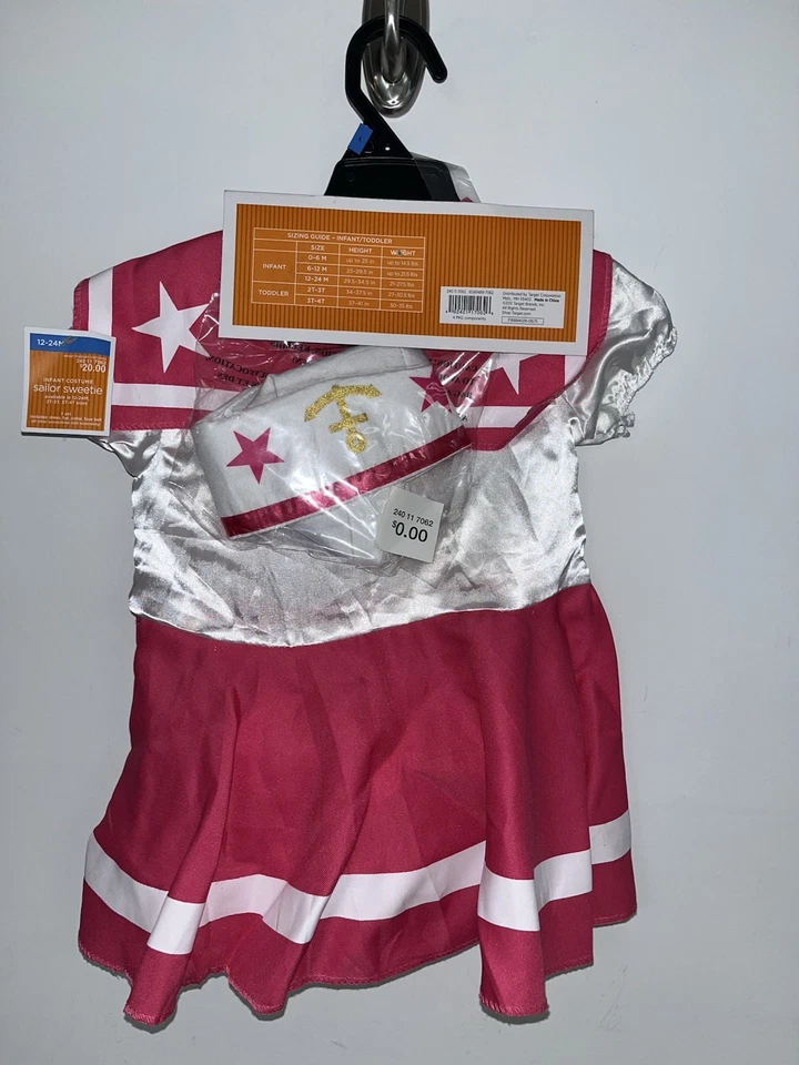 Infant / Toddler Size 12-24 Months  * SAILOR SWEETIE *   Costume NWT Navy - Image 2 of 2