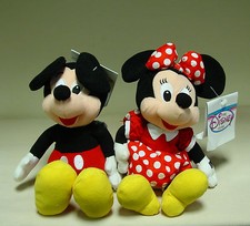 Disney Beanies - Mickey and Minnie Disney Beanies - 9"